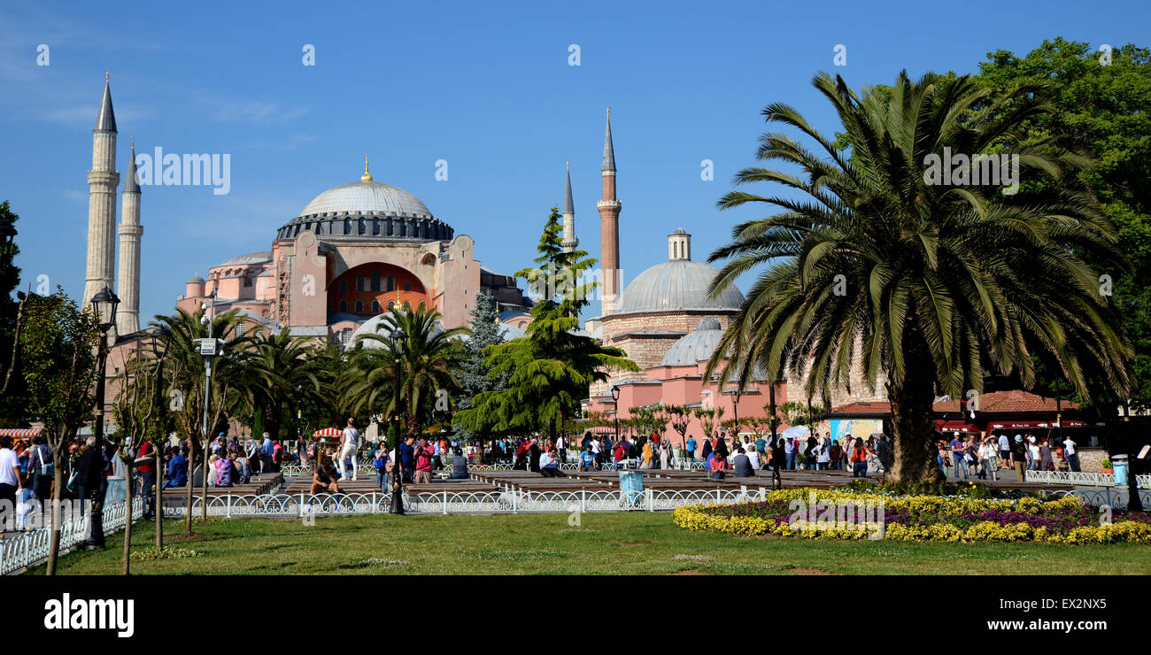 La mosquée Sainte-Sophie, Istanbul, Turquie Banque D'Images