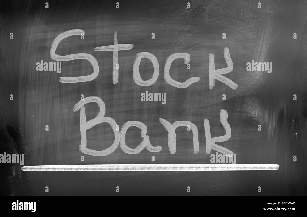 Concept de Banque Stock Banque D'Images