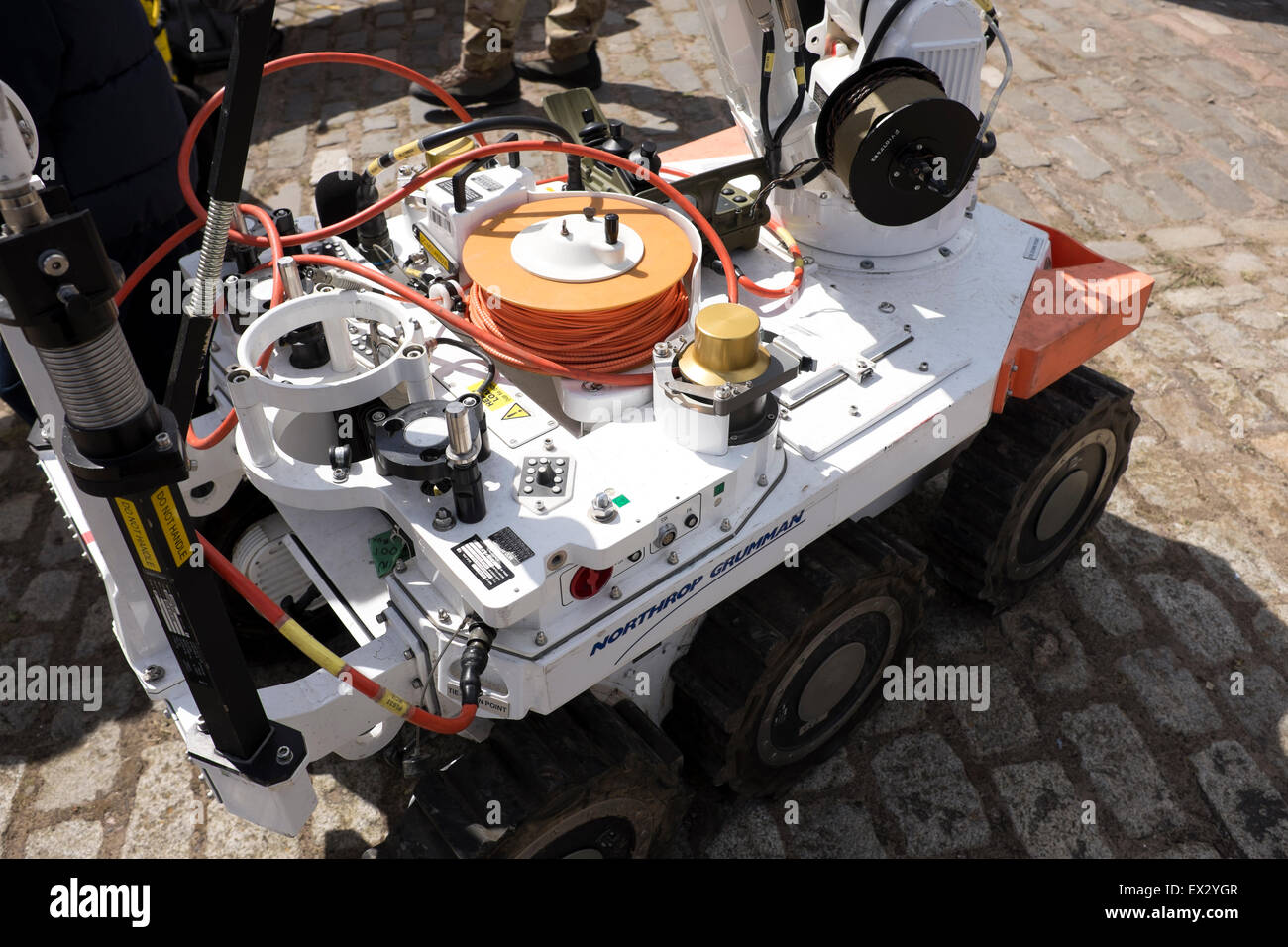 Robot de neutralisation des bombes de l'Armée de Northrop Grumman Banque D'Images