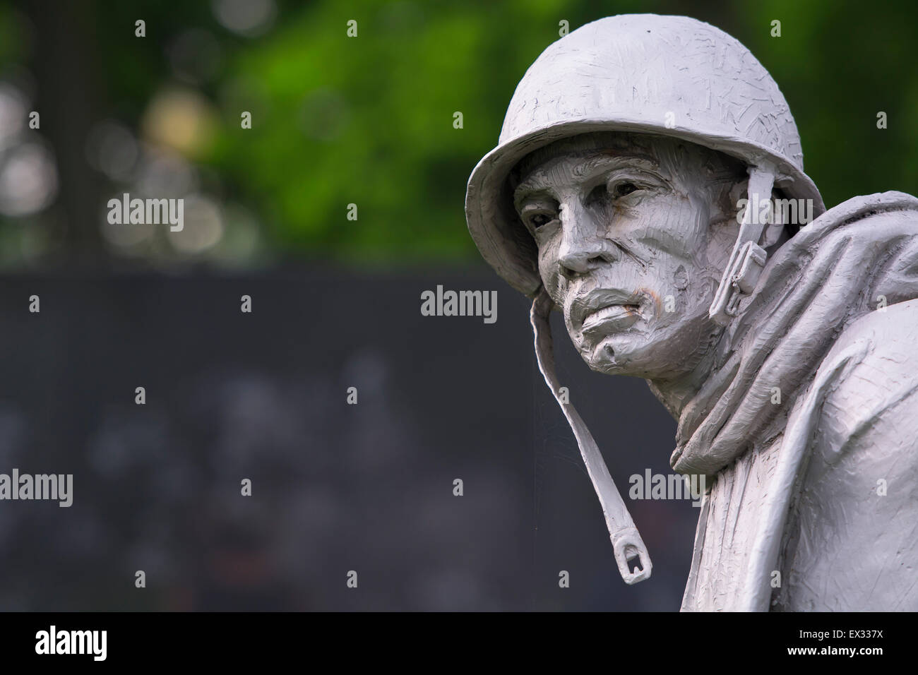 Korean War Veterans Memorial Washington DC Banque D'Images