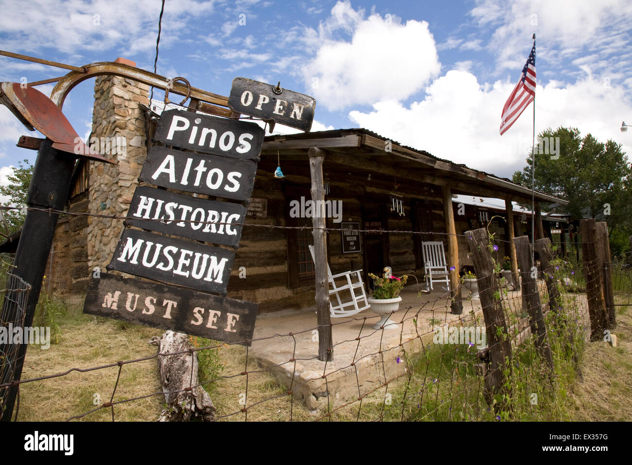 Le Musée Historique de Pinos Altos a révélé quelques bonnes pépites d'info sur cette ancienne ville minière. Banque D'Images