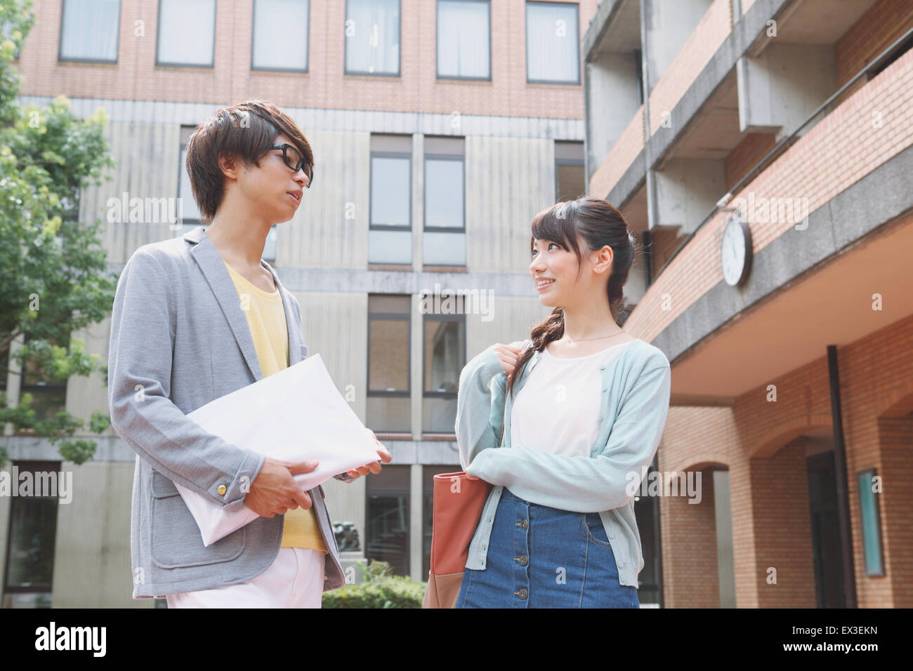 Les étudiants de l'université Banque D'Images