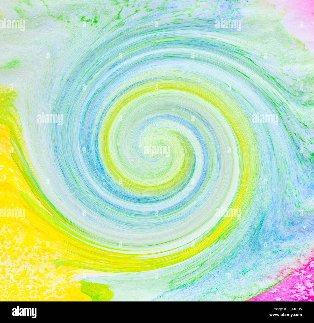 Tourbillon de couleurs - design graphique Résumé Contexte Banque D'Images