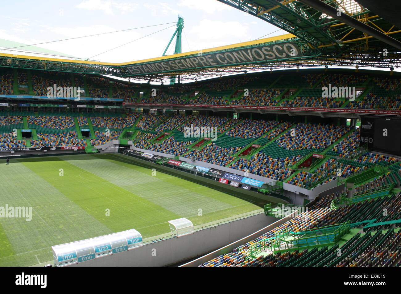 Le Esatadio Alvalado Jose, stade du Sporting Portugal. Banque D'Images