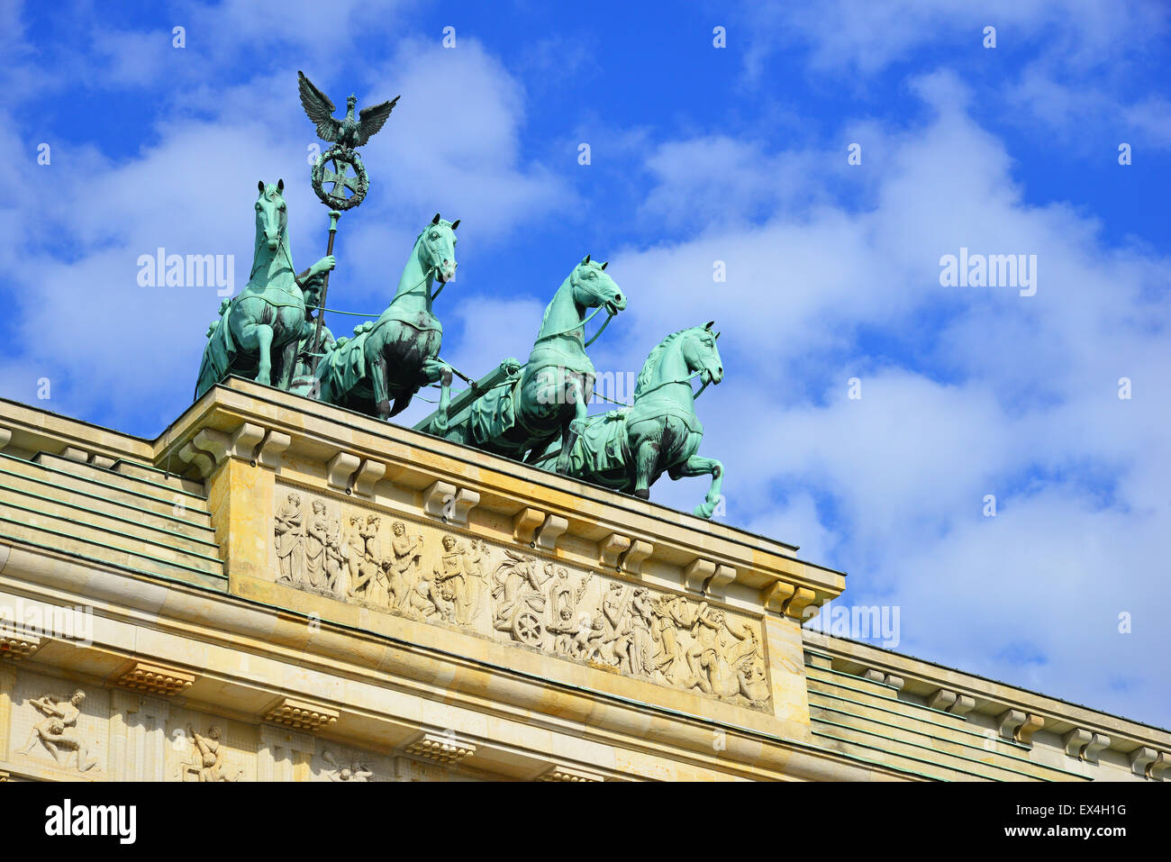 Porte de Brandebourg, Berlin Banque D'Images