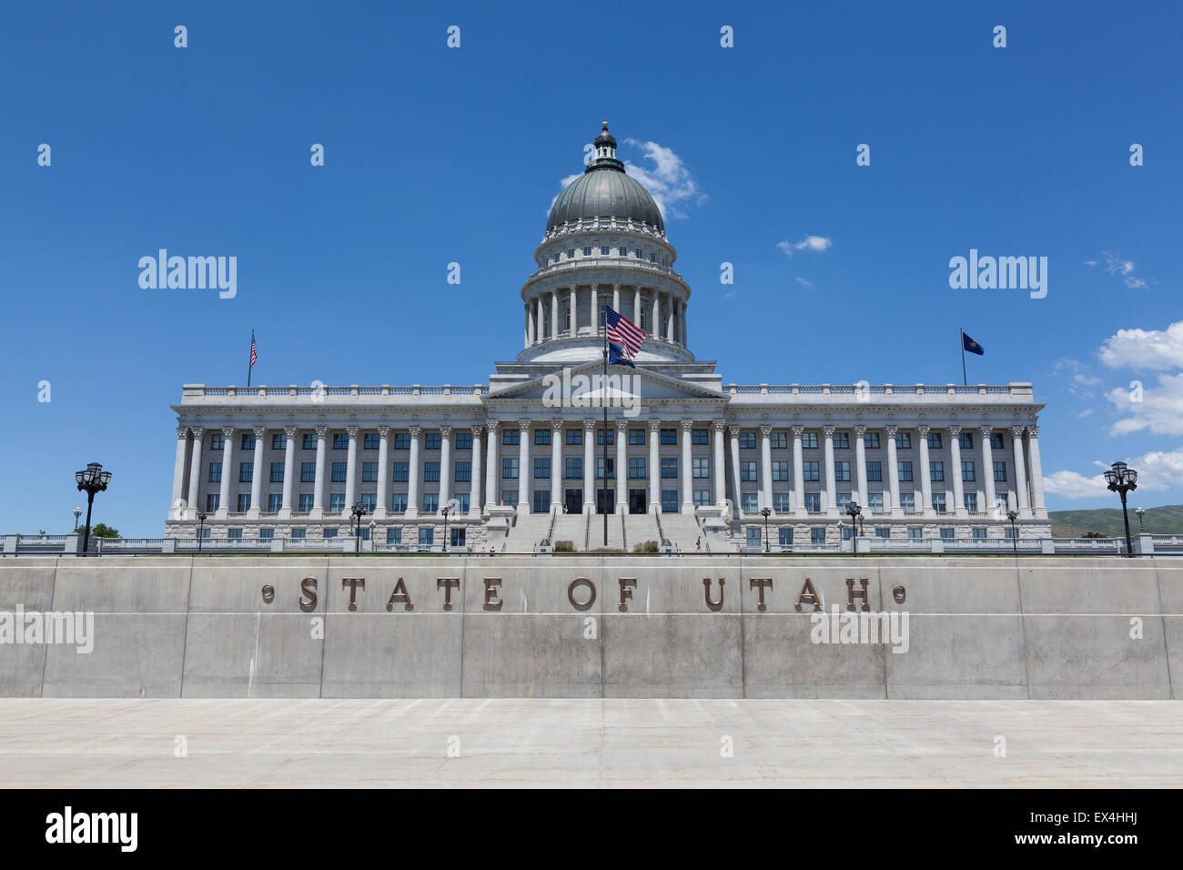 L'Utah State Capitol Building, Salt Lake City Banque D'Images