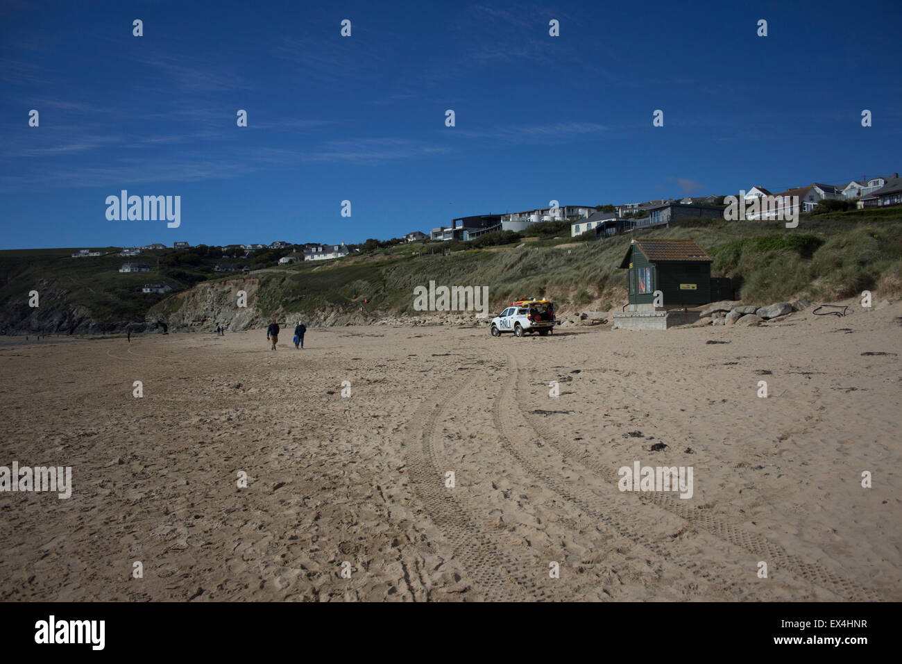 Mawgan Porth beach, Cornwall, Angleterre, Royaume-Uni Banque D'Images