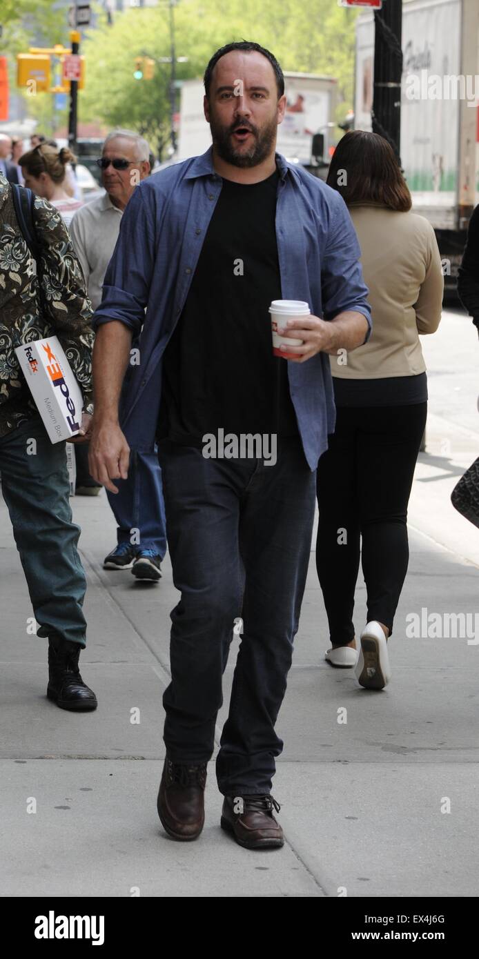 Dave Matthews dehors et environ à New York Musiciens : Dave Matthews Où : Manhattan, New York, United States Quand : 05 mai 2015 C Banque D'Images