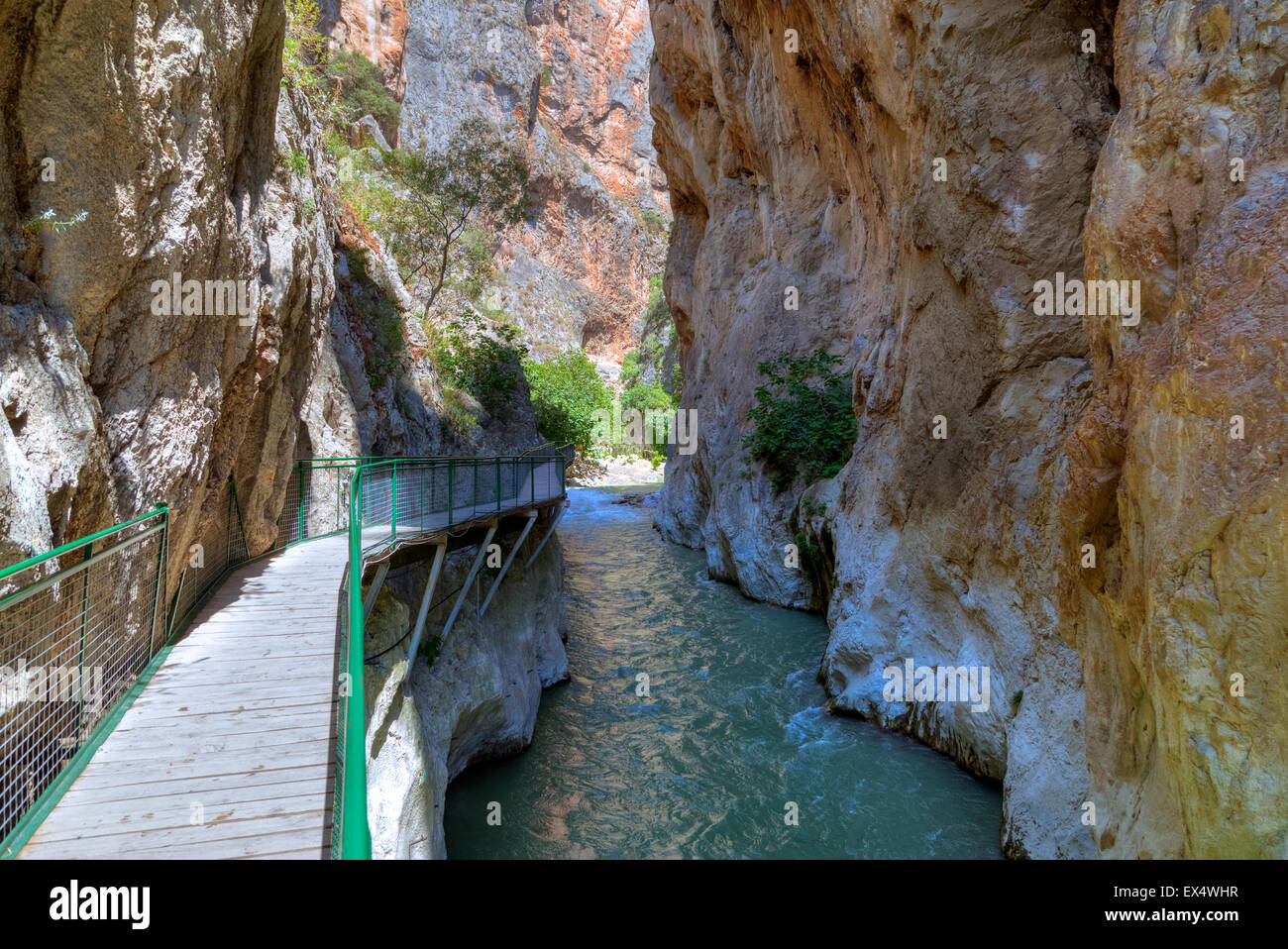 Canyon Saklikent, Mugla, Turquie, Mer Egée Banque D'Images
