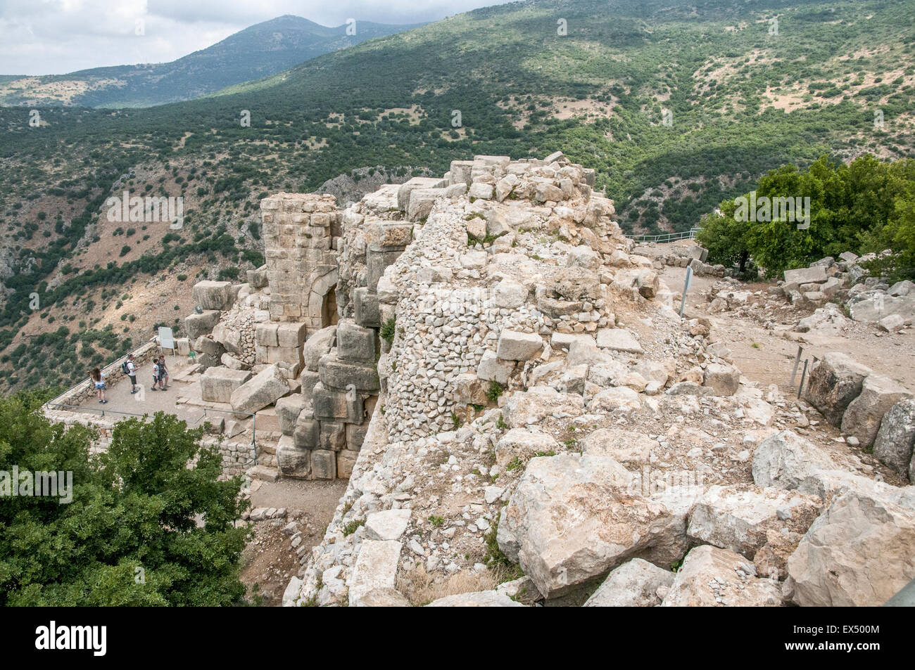 Le Nimrod (Namrud) Forteresse ou Nimrod Castle est un château musulman médiéval situé sur le flanc sud du mont Hermon, sur un Banque D'Images