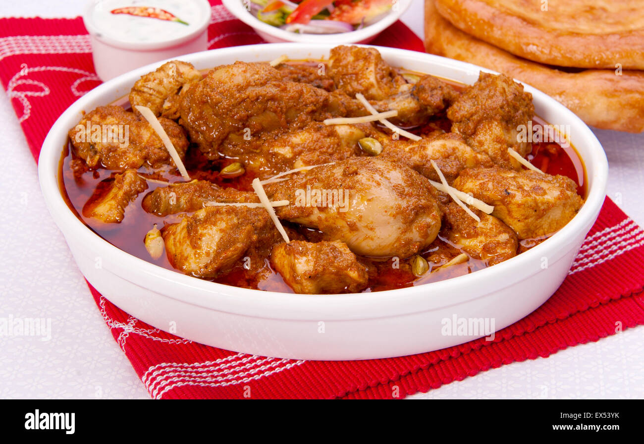 Poulet Korma Banque D'Images