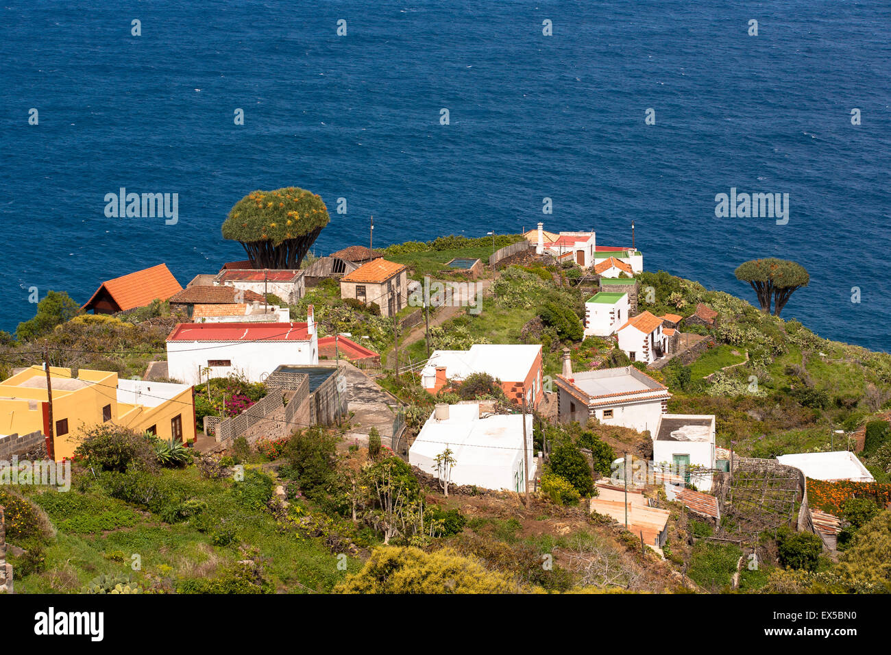 ESP, l'Espagne, les Canaries, l'île de La Palma, le village El Tablado sur la côte nord. ESP, Spanien, Kanarische Inseln, Banque D'Images