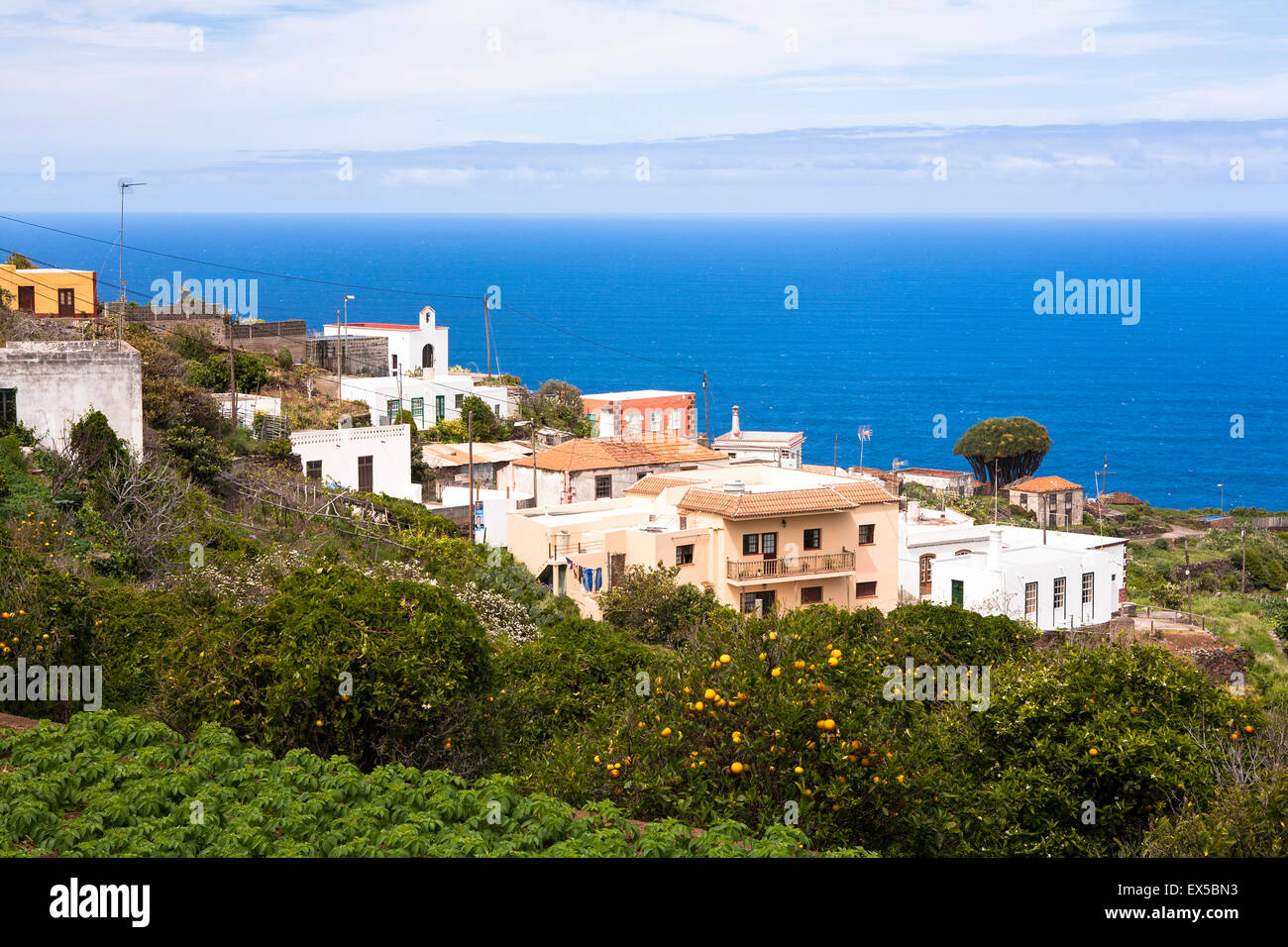 ESP, l'Espagne, les Canaries, l'île de La Palma, le village El Tablado sur la côte nord. ESP, Spanien, Kanarische Inseln, Banque D'Images