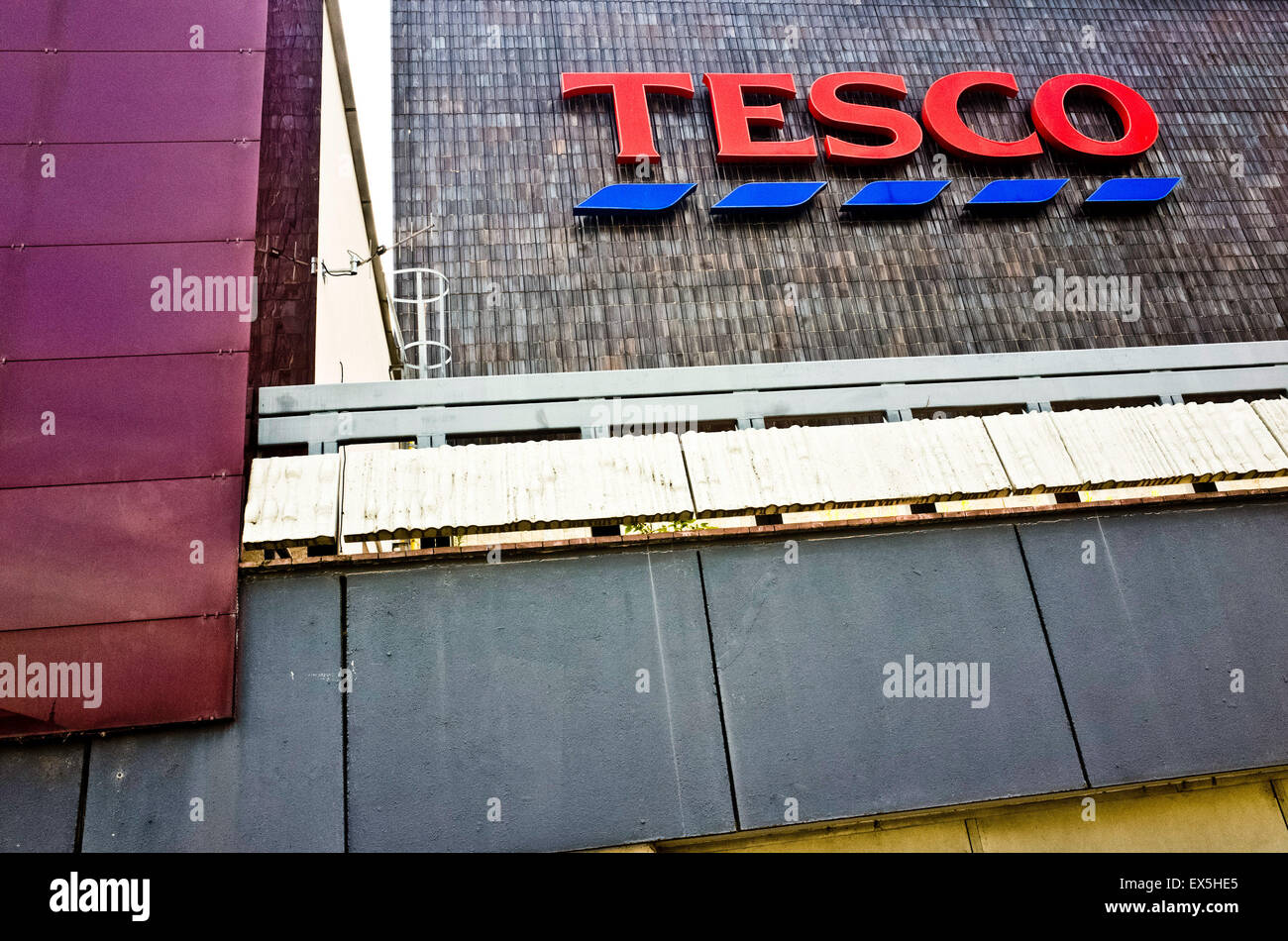 Tesco store logo Banque D'Images