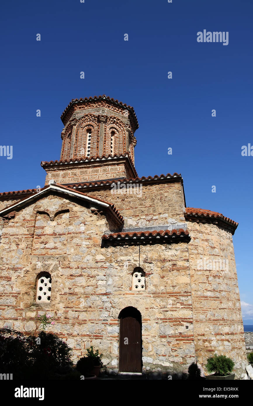 Eglise de Saint Naum d'Ohrid, Macédoine sur le lac Banque D'Images