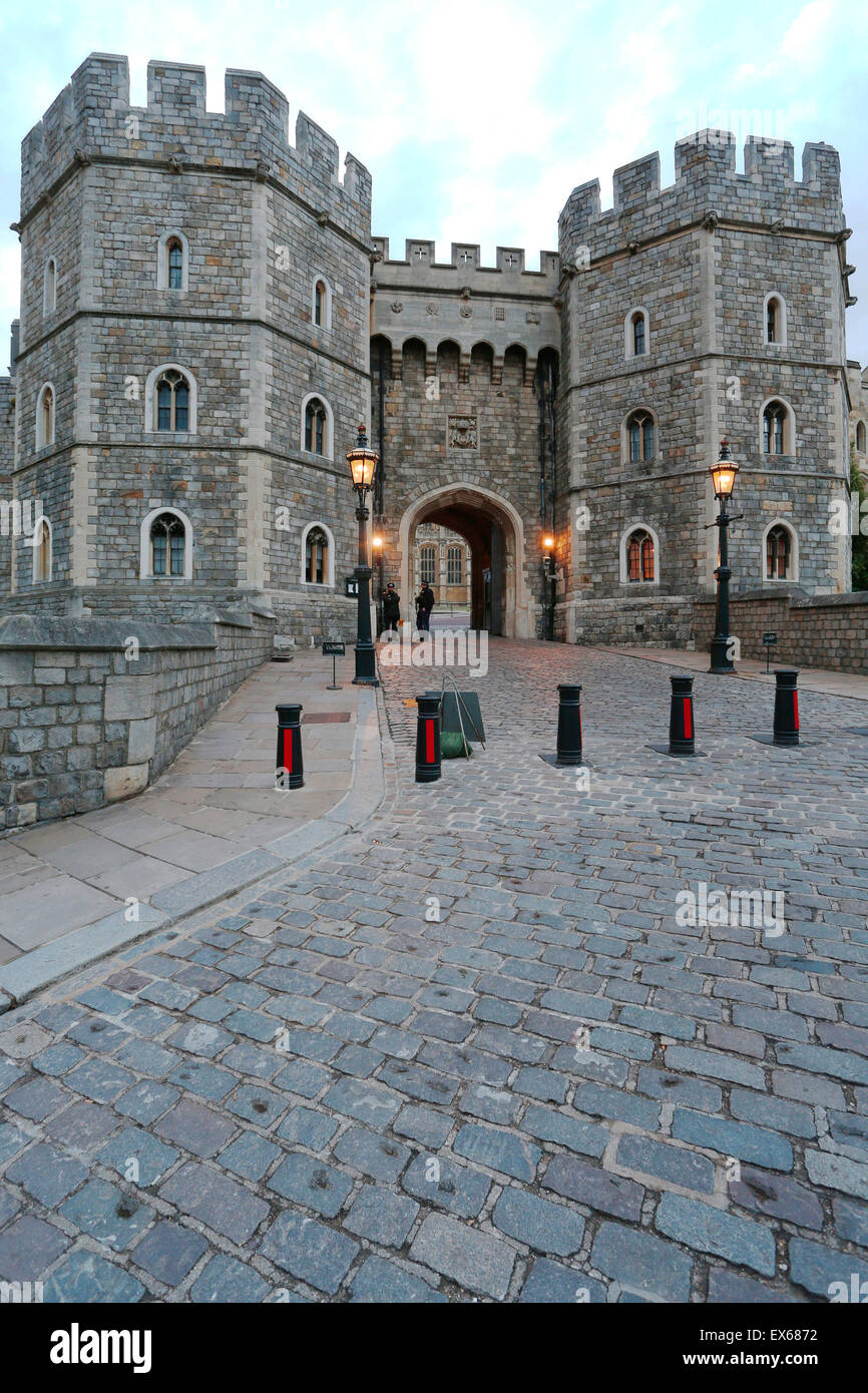 Le Château de Windsor, Windsor, Berkshire, Angleterre, Royaume-Uni Banque D'Images