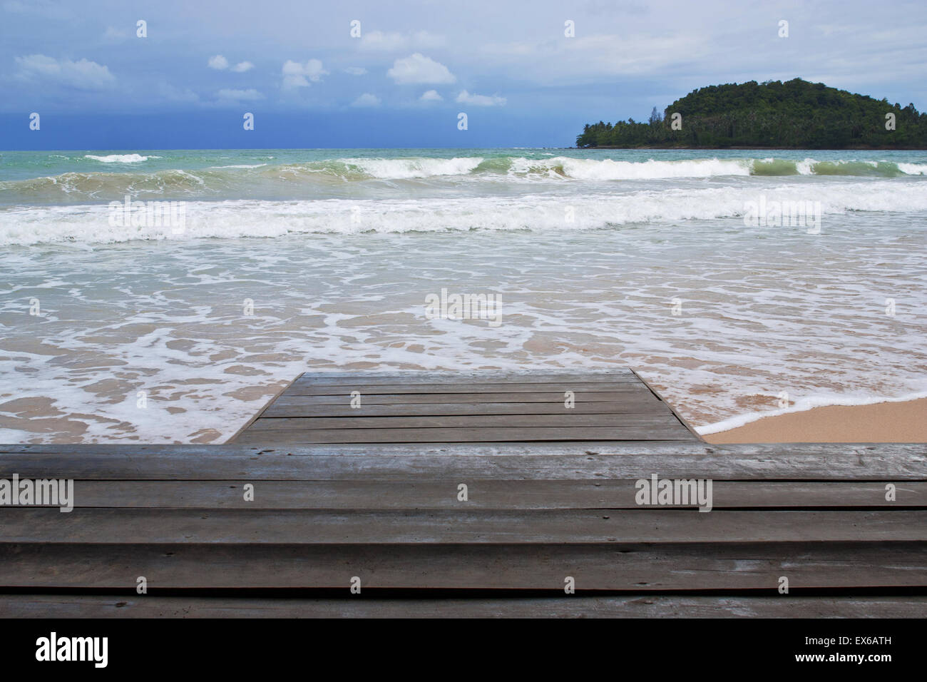 Une nature magnifique et belle mer de nuages avec Banque D'Images