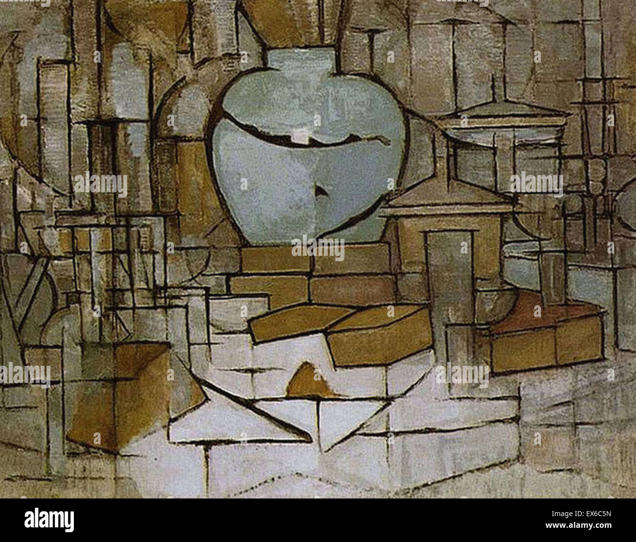 Piet Mondrian Still Life with Ginger Jar II Banque D'Images