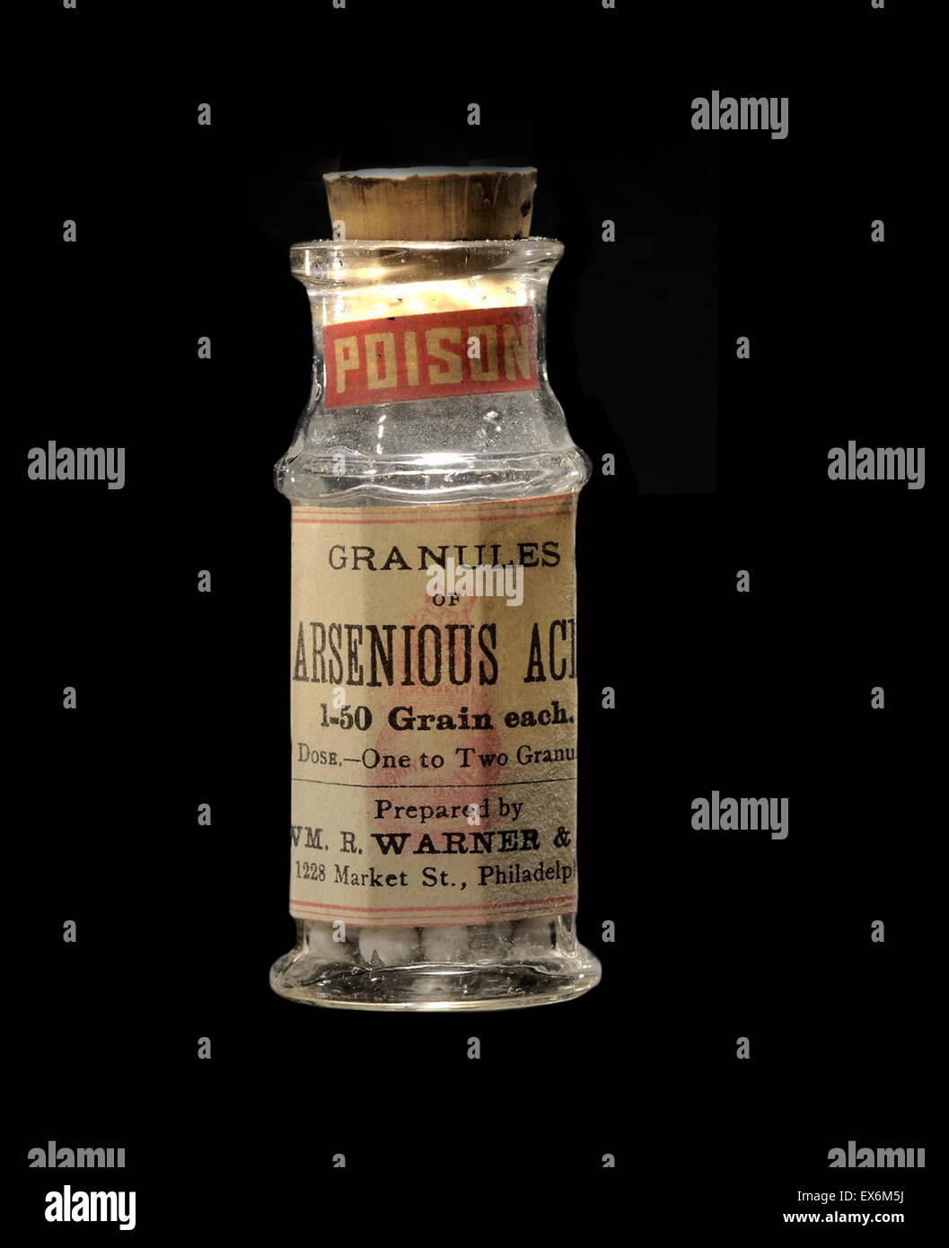 La médecine basée sur l'arsenic, Wm. R. Warner & Co., vers 1900 Banque D'Images