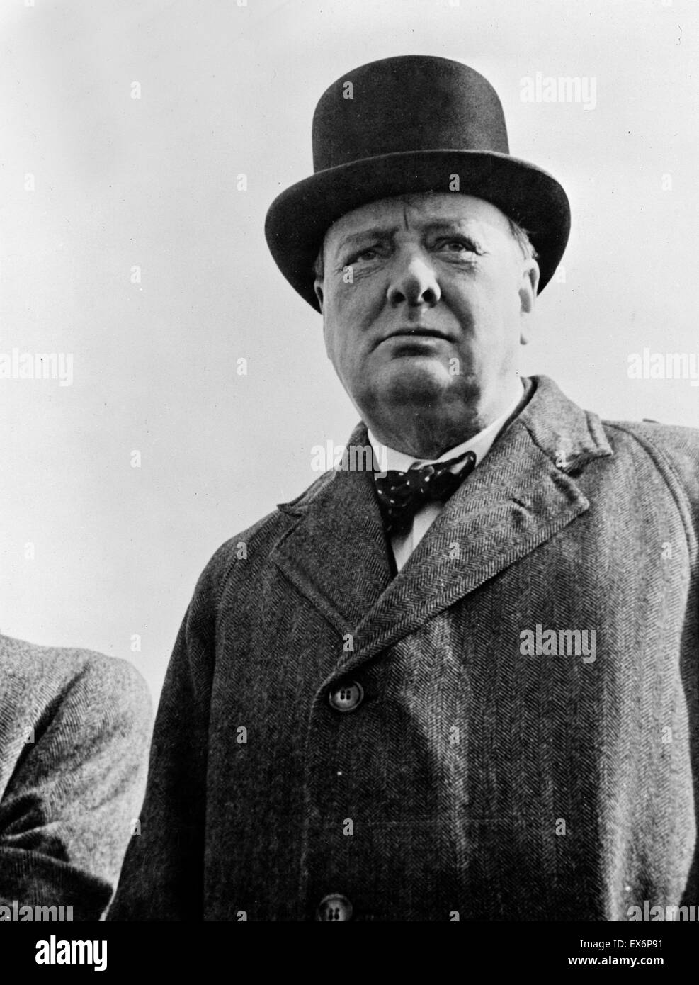 Winston Churchill comme premier ministre de guerre britannique 1941 Banque D'Images