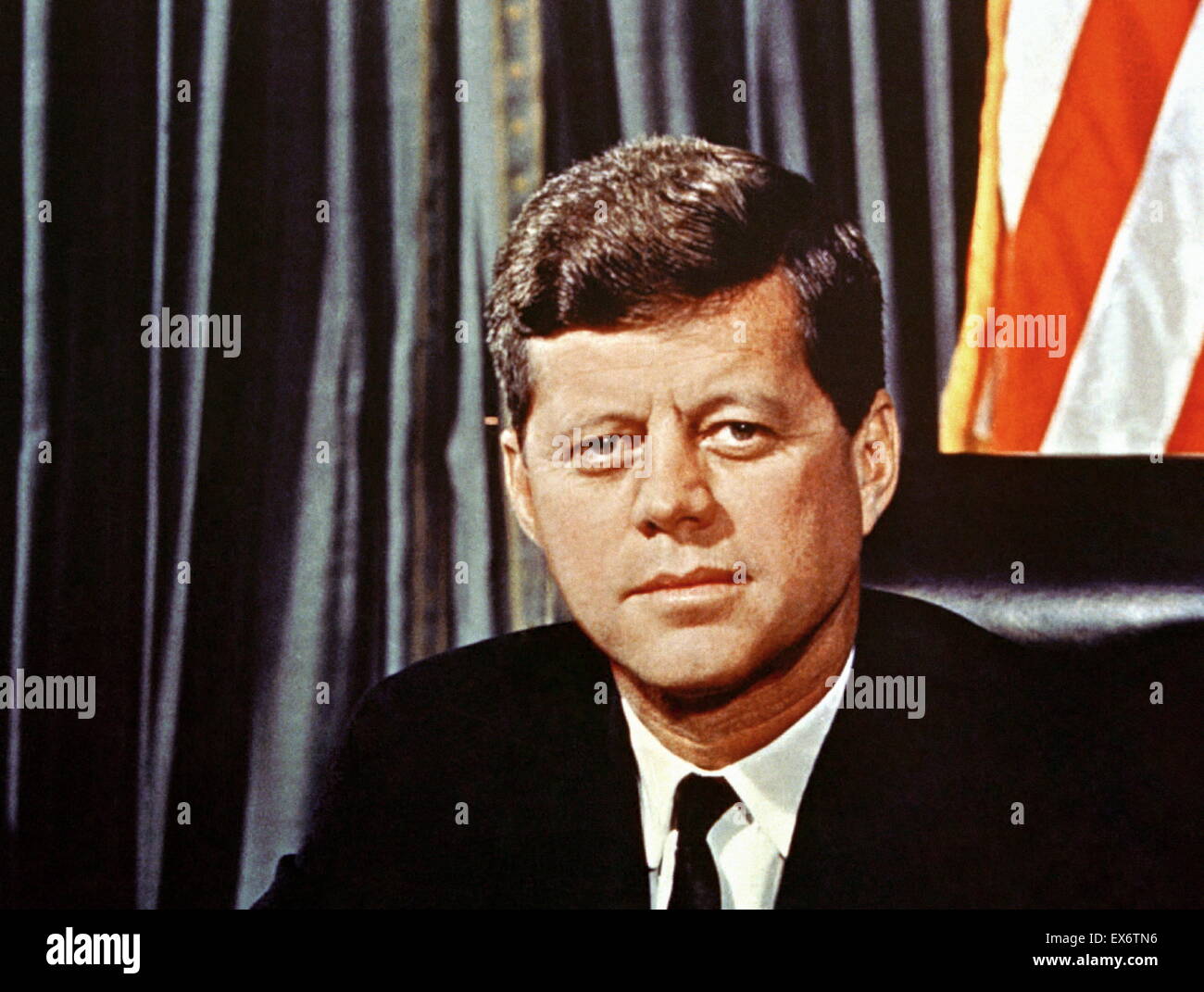 John F Kennedy Président des Etats-Unis 1961-1963 Banque D'Images