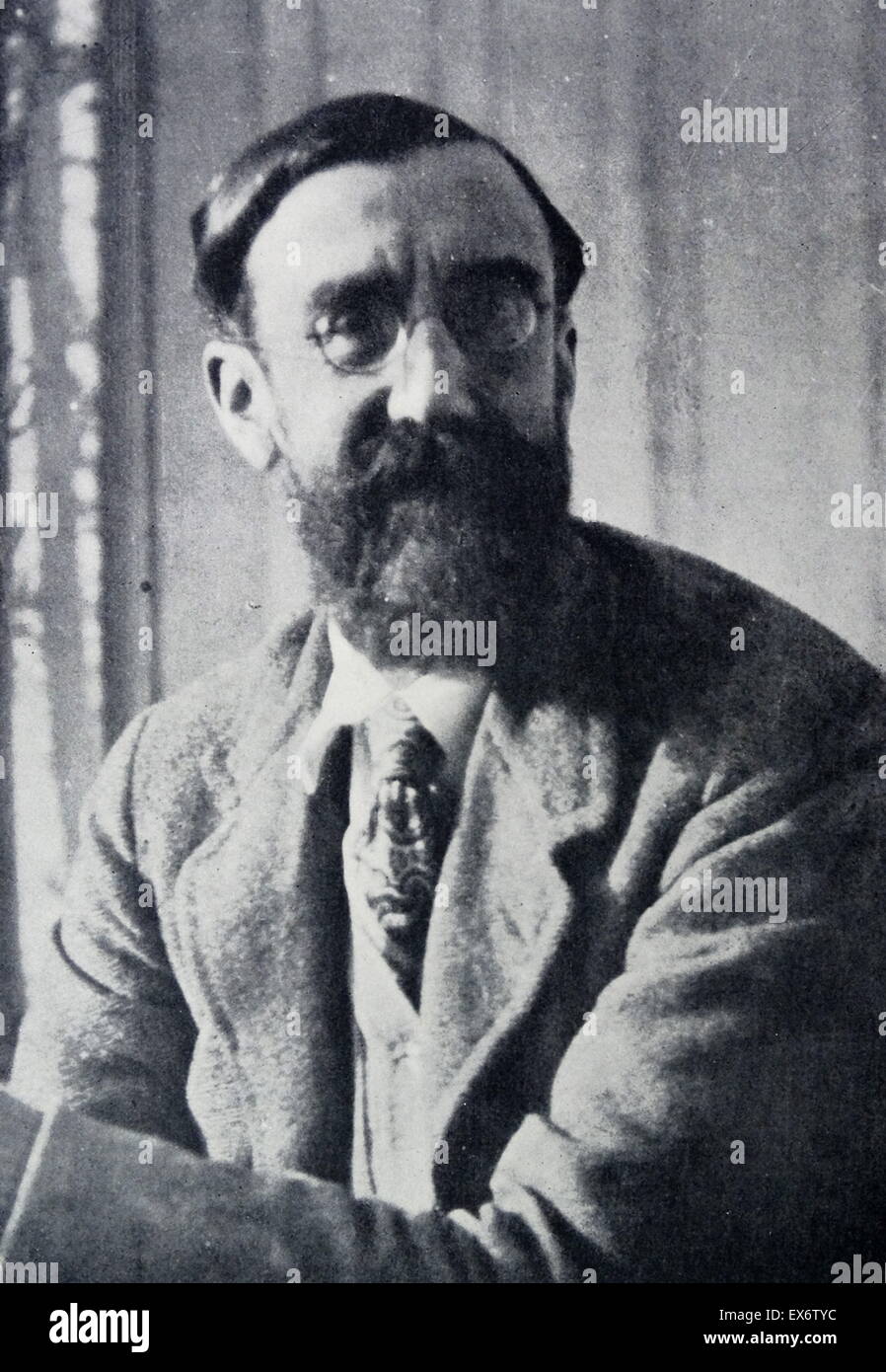 Giles Lytton Strachey 1880-1932. Écrivain et critique britannique. Membre fondateur du Bloomsbury Group et auteur de personnalités de l'époque victorienne 1928 Banque D'Images