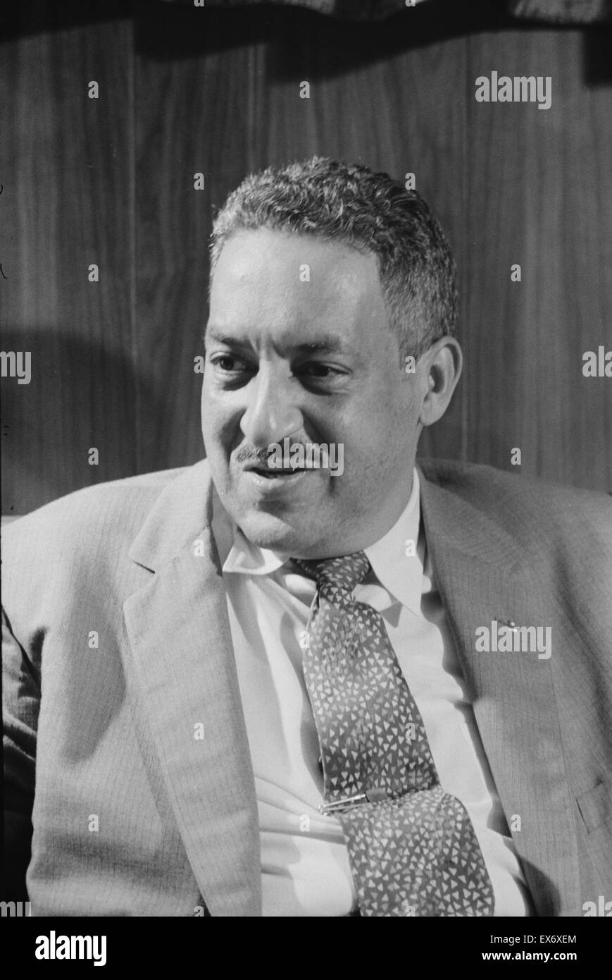Thurgood Marshall (1908-1993) La Justice de la Cour suprême de l'Organisation des Nations Unies, servant d'octobre 1967 à octobre 1991. Marshall a été la Cour de justice la 96e et son premier afro-américain de la justice. Banque D'Images