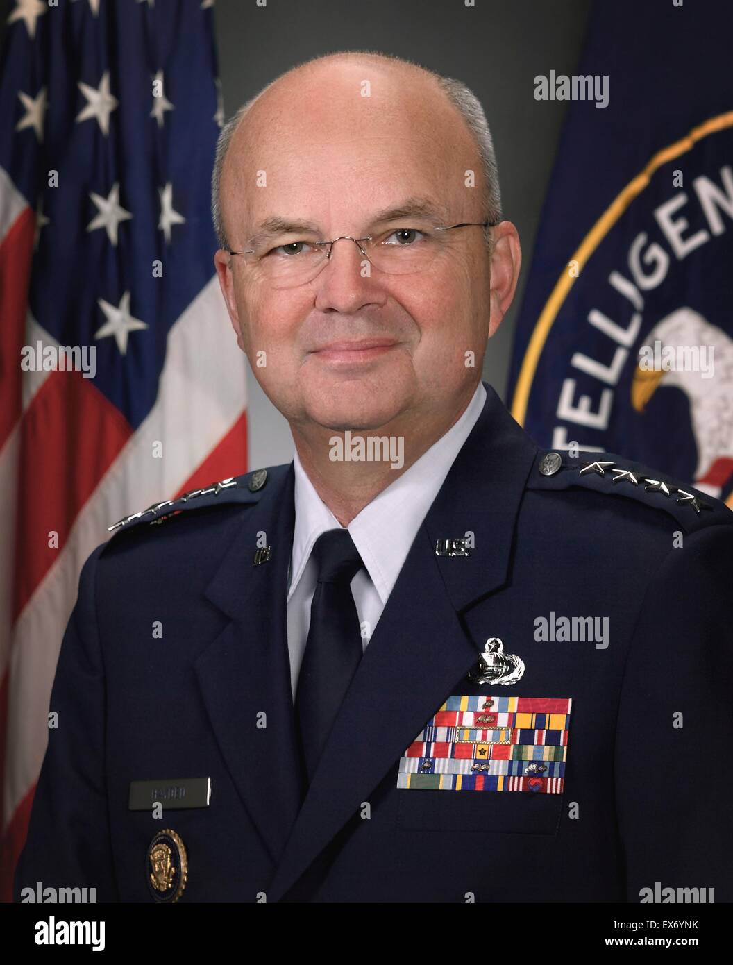 Général Michael Hayden (née le 17 mars 1945) Directeur de la CIA en Amérique de 2006 à 2009. Directeur de la NSA de 1999 à 2005. Banque D'Images