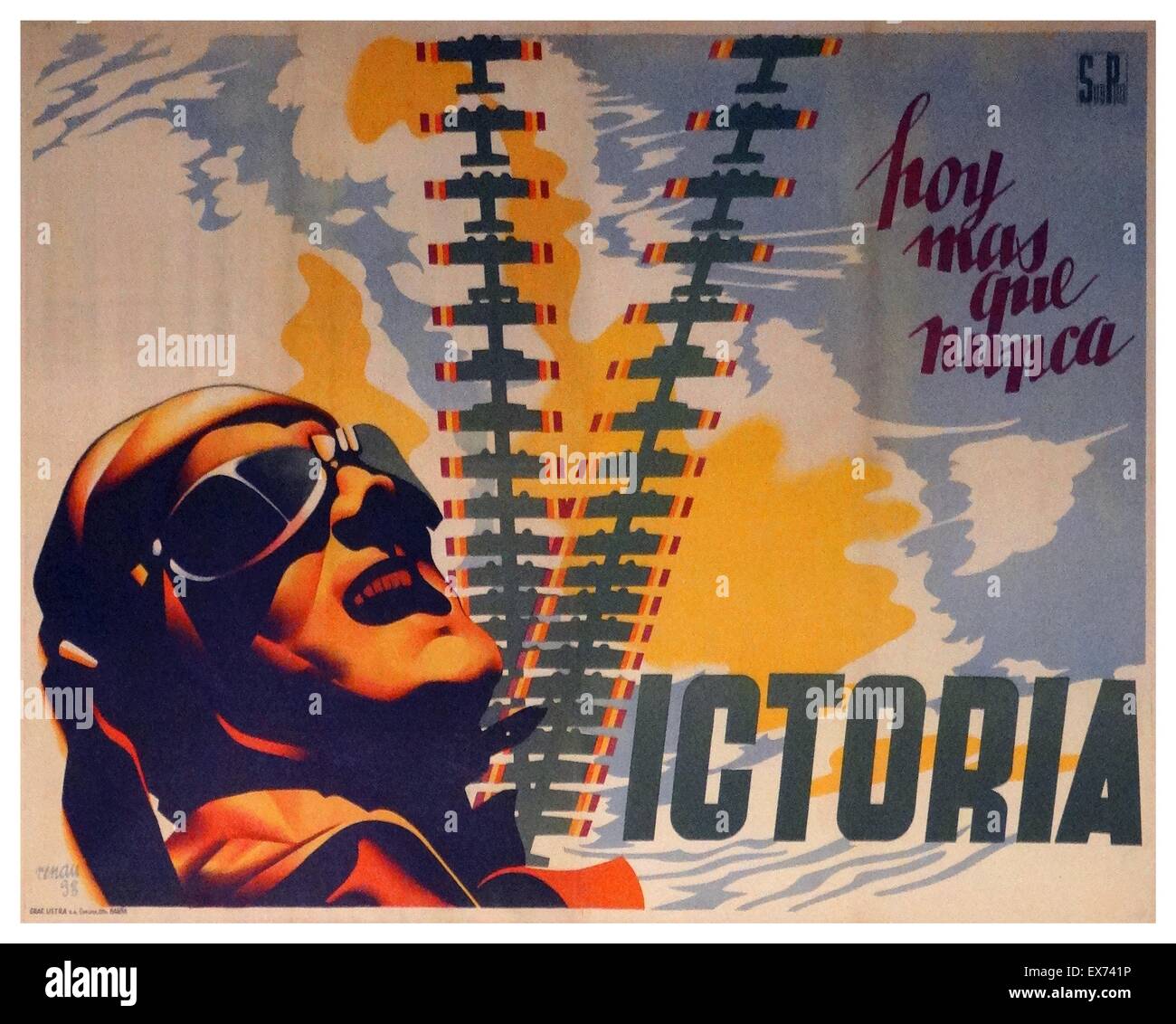 Affiche Historique Guerre Civile Espagnole 1930 - Reproduction A3/A2/A1 - Poster Neuf