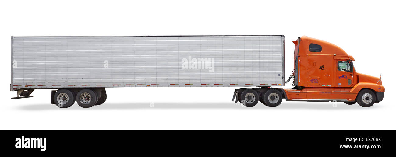 Camion de transport Banque D'Images