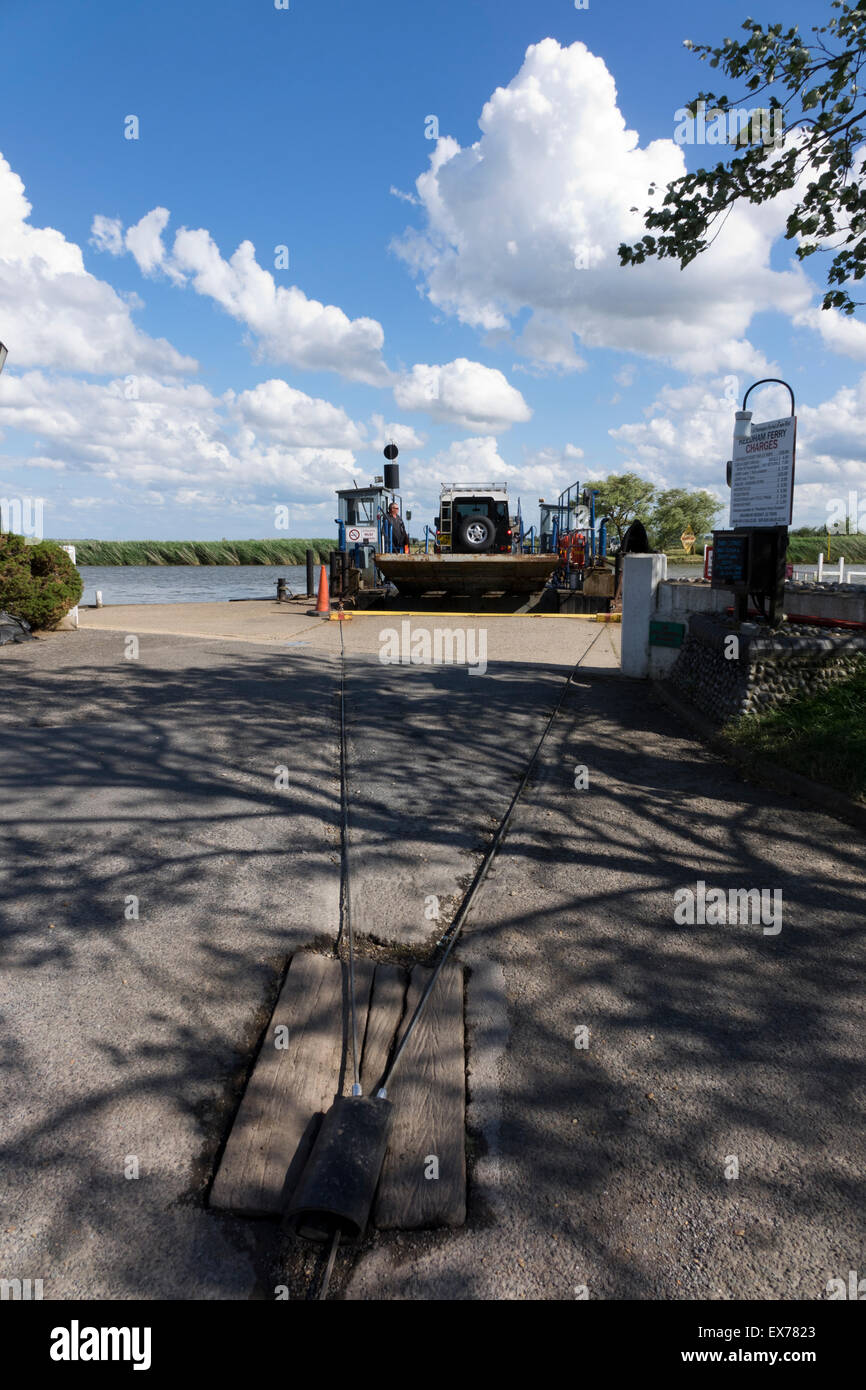 Chaîne Reedham Ferry Banque D'Images