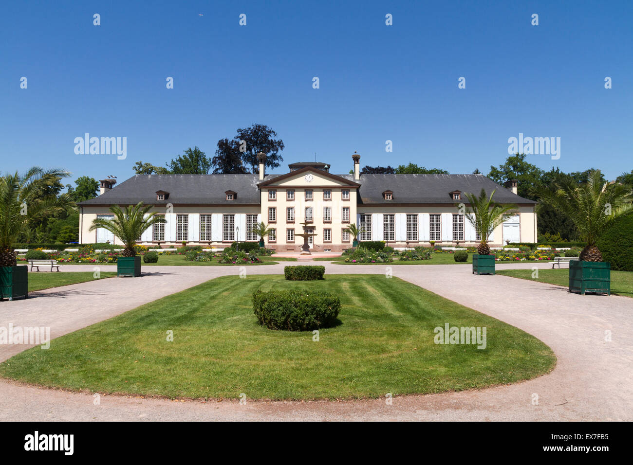 Parc de l'Orangerie, Strasbourg Banque D'Images