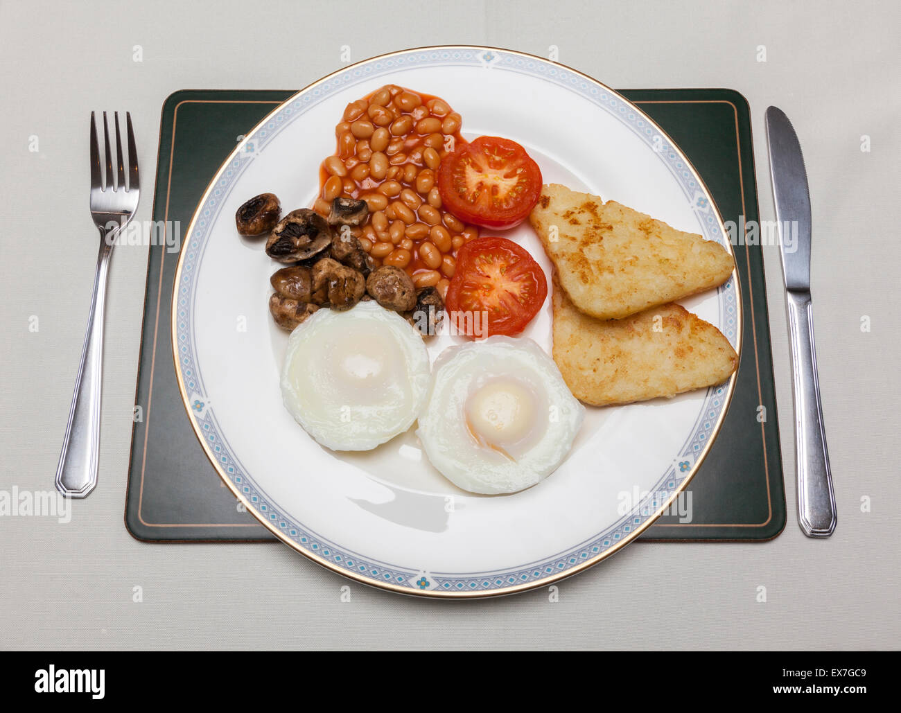 Le petit-déjeuner végétarien Banque D'Images