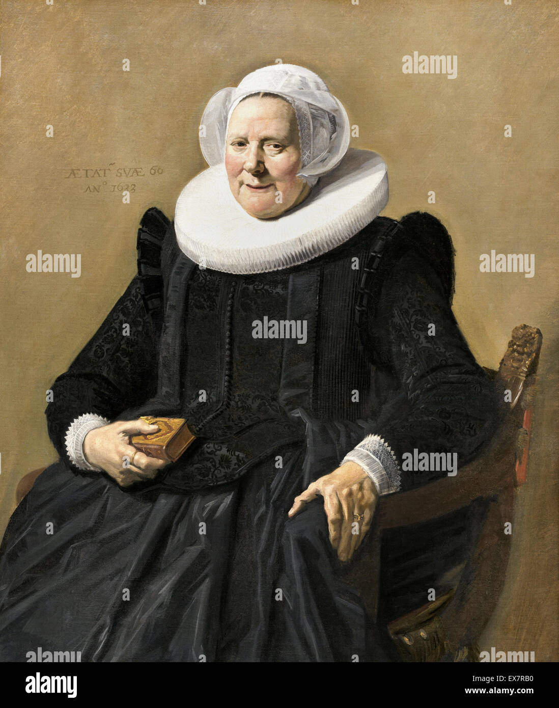 Frans Hals, Portrait d'une femme 1633 Huile sur toile. National Gallery of Art, Washington, D.C., USA. Banque D'Images
