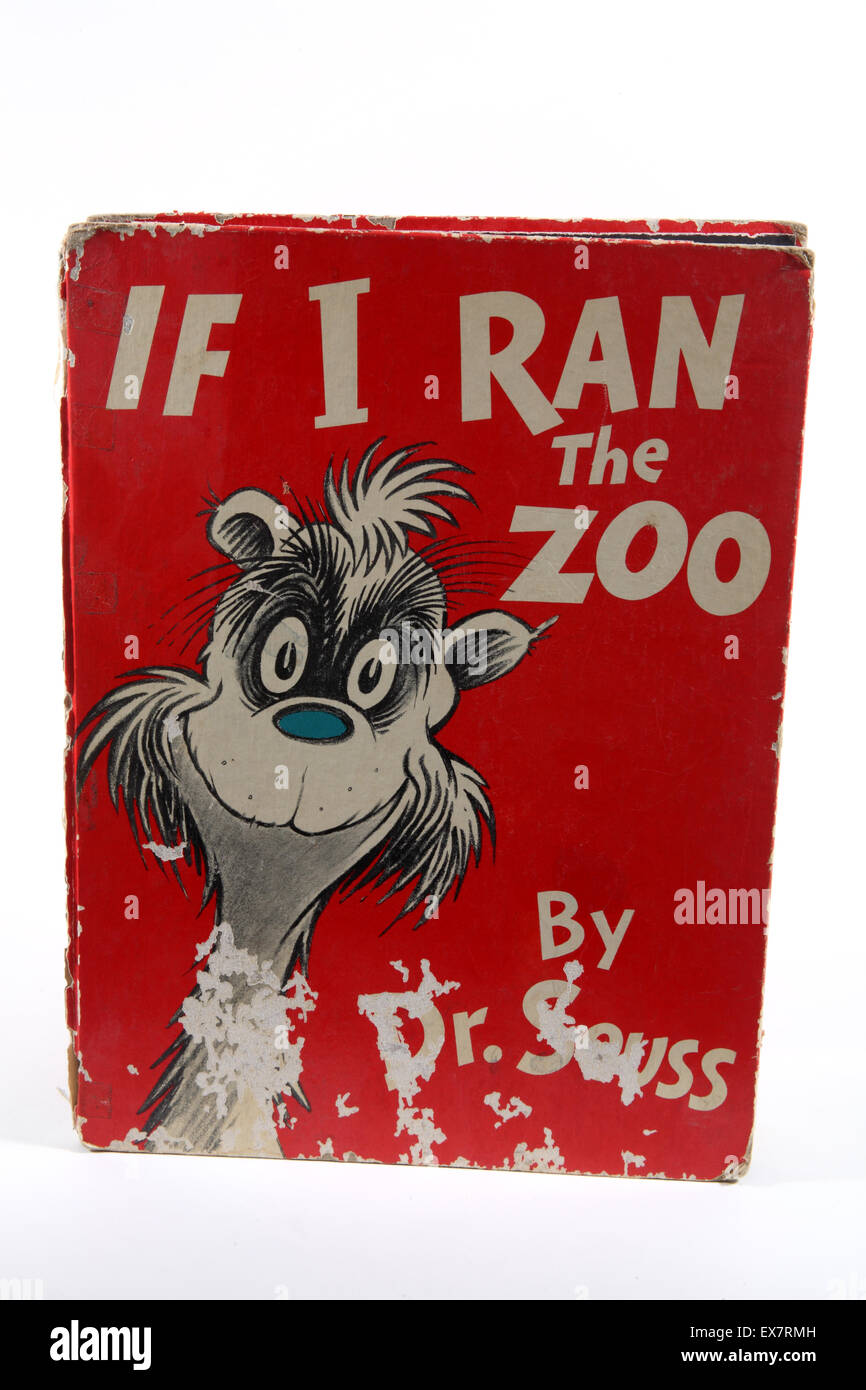 Utilisé si j'ai couru le Zoo livre par Dr. Seuss Banque D'Images