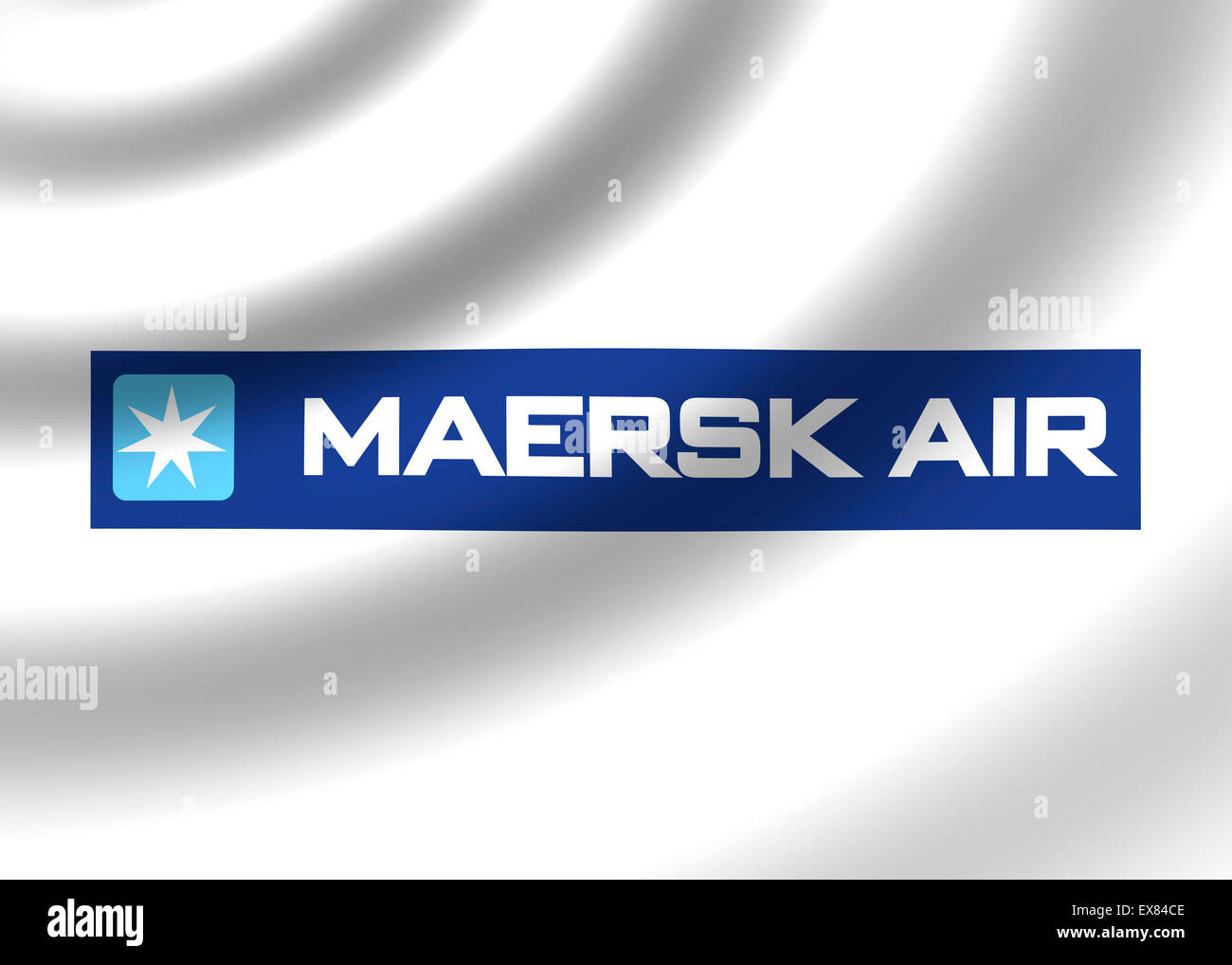 Maersk Airlines icône logo emblème signe symbole du drapeau Banque D'Images