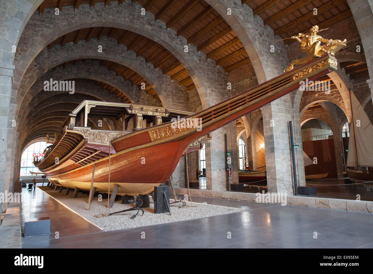 Musée Maritime de Barcelone (Museu Maritim), cuisine royale de Jean d'Autriche, de la Catalogne, Espagne Banque D'Images