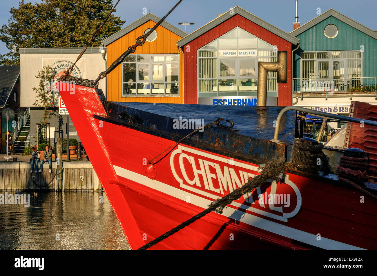 Alter Strom. Warnemünde. Rostock. Allemagne Banque D'Images