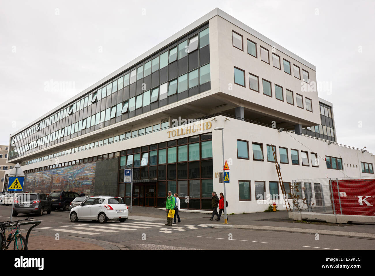 Direction générale des douanes sans frais husid construction tollstjori Reykjavik Islande Banque D'Images