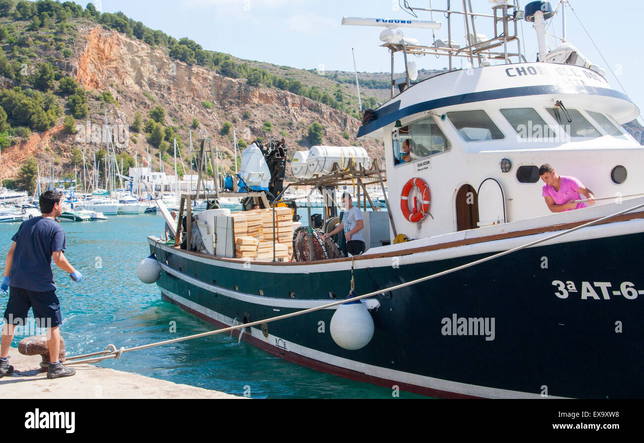 Pêche de la sardine Banque D'Images