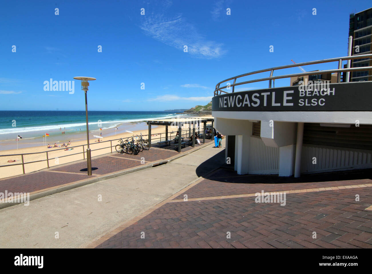 Newcastle Beach Australie Nouvelle Galles du Sud Banque D'Images