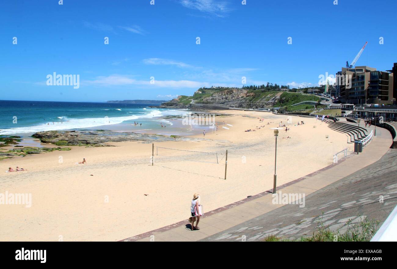 Newcastle Beach Australie Nouvelle Galles du Sud Banque D'Images