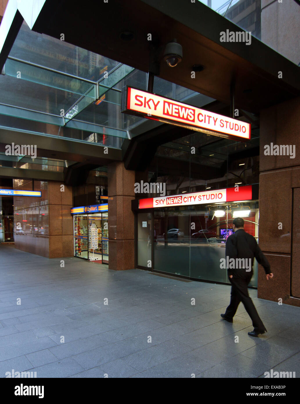 SKY News City Studio Sydney Australie Banque D'Images
