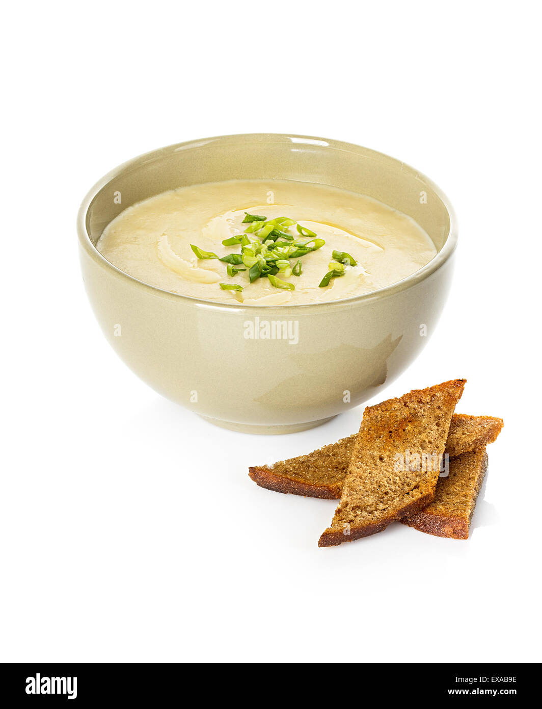 Vichyssoise, soupe traditionnelle française Banque D'Images