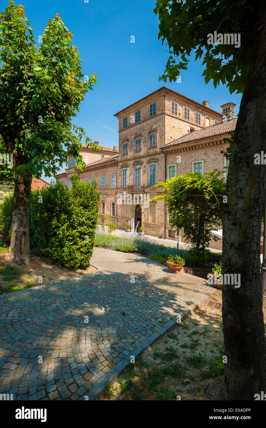 Italie Piémont Langhe et le Roero World Heritage Magliano Alfieri Château Banque D'Images