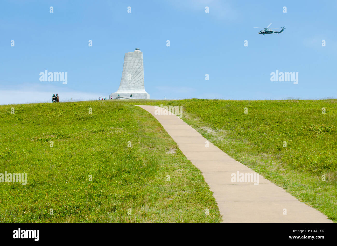 Wright Brothers National Memorial, Kill Devil Hills, Kitty Hawk, Outer Banks, Caroline du Nord, États-Unis d'Amérique Banque D'Images