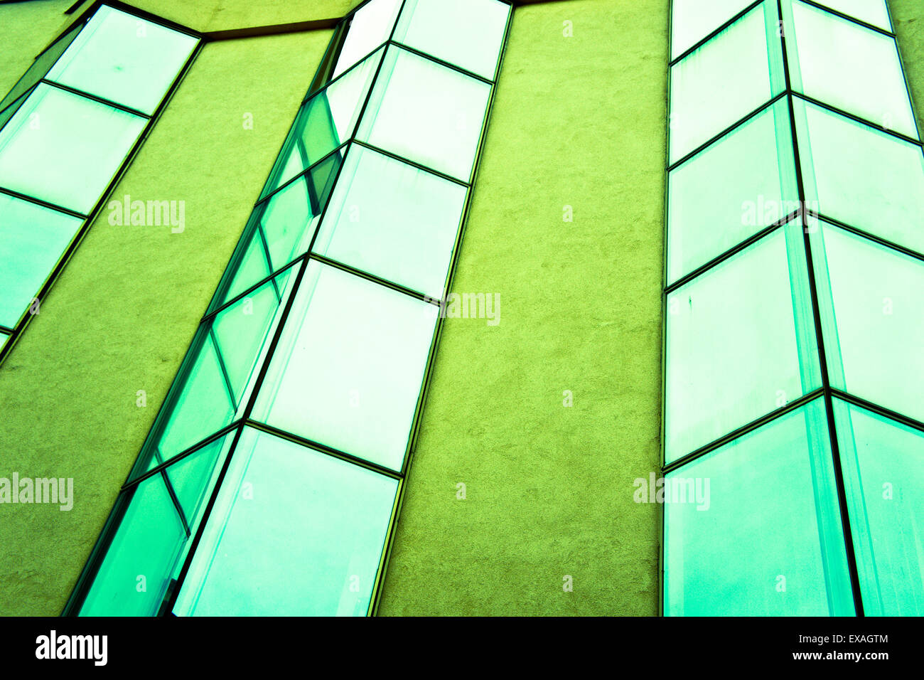 Bâtiment moderne abstract pattern Banque D'Images