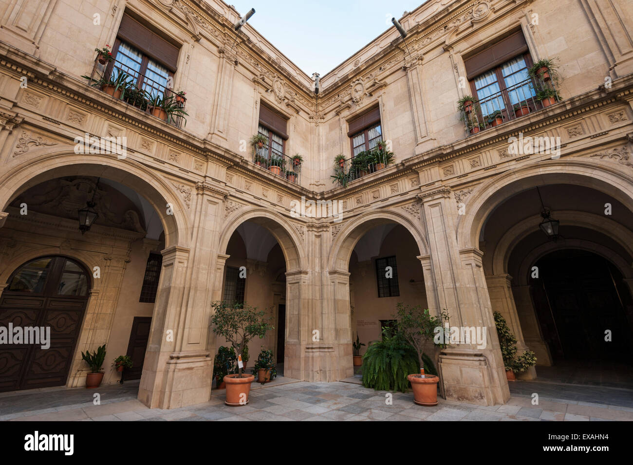 Palais Épiscopal, Murcie, Région de Murcie, Espagne, Europe Banque D'Images