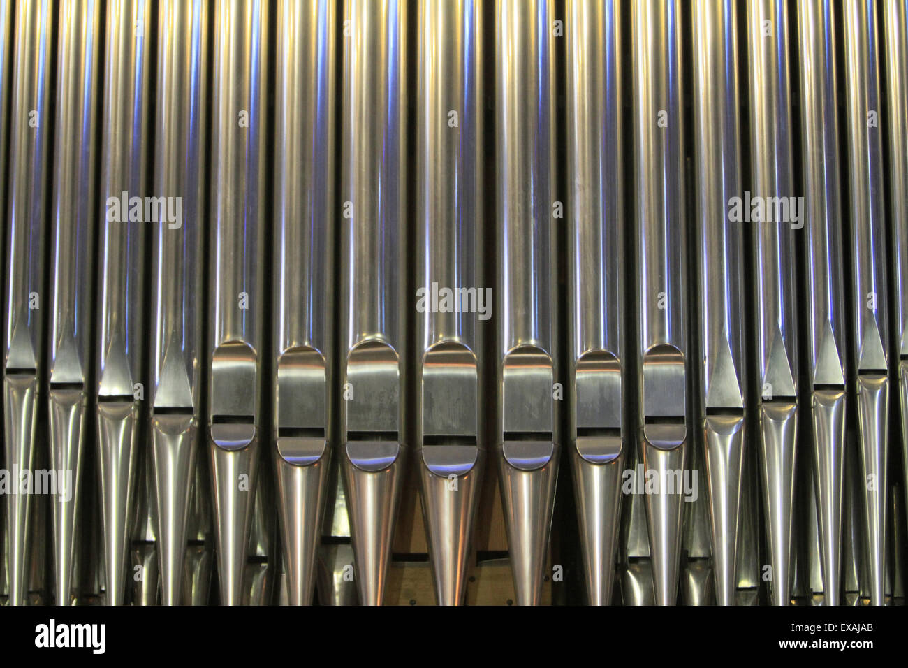 L'orgue. Église Saint Pierre et Paul, Ostende, Belgique, Europe Banque D'Images