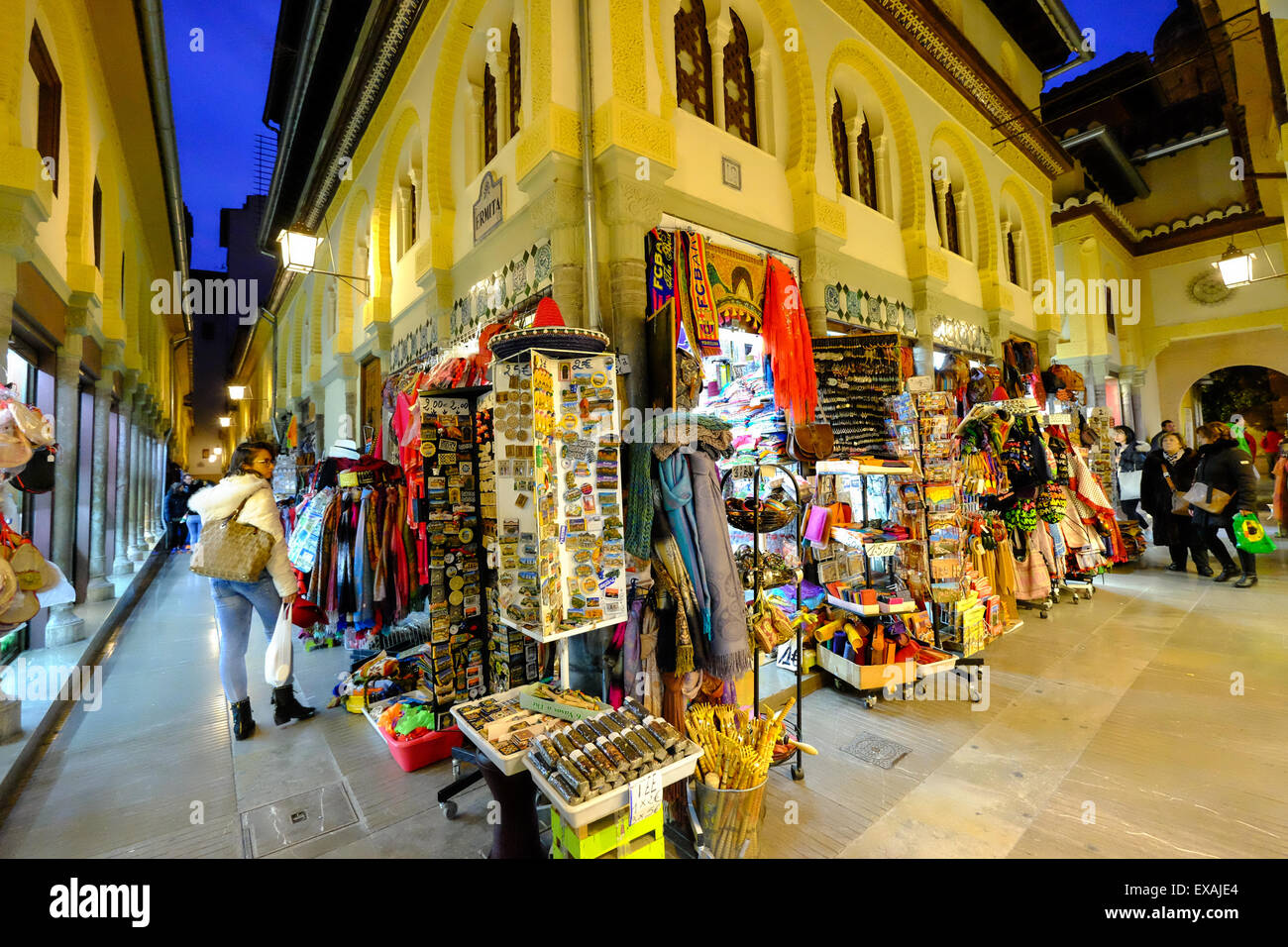 Al Caiceria street market, Grenade, Andalousie, Espagne, Europe Banque D'Images